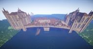 An entire city on a bridge (Image via u/omgroflgame on Reddit)